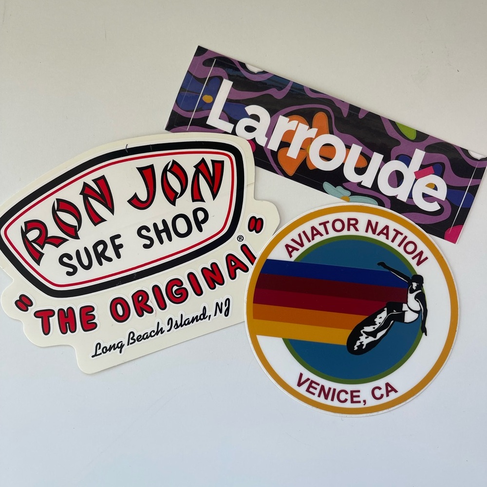 Surfer Girl Sticker Set